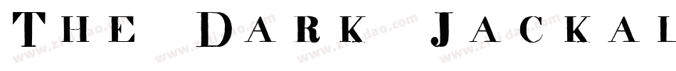 The Dark Jackal字体转换